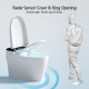 Self cleaning one piece wc toilet bowl automatic intelligent toilet bidet smart toilet-Foot Sensor Flush