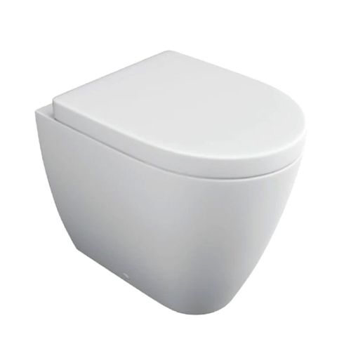 Kartell K-Vit Genoa Back-To-Wall Toilet with Soft Close Seat