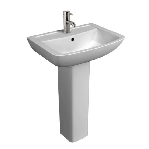 Pure 550mm Basin and Full Pedestal