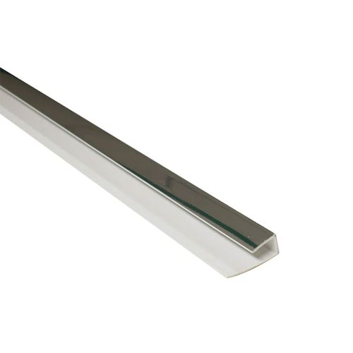 Chrome ABS Starter Trim for 10mm PVC Wall Panels